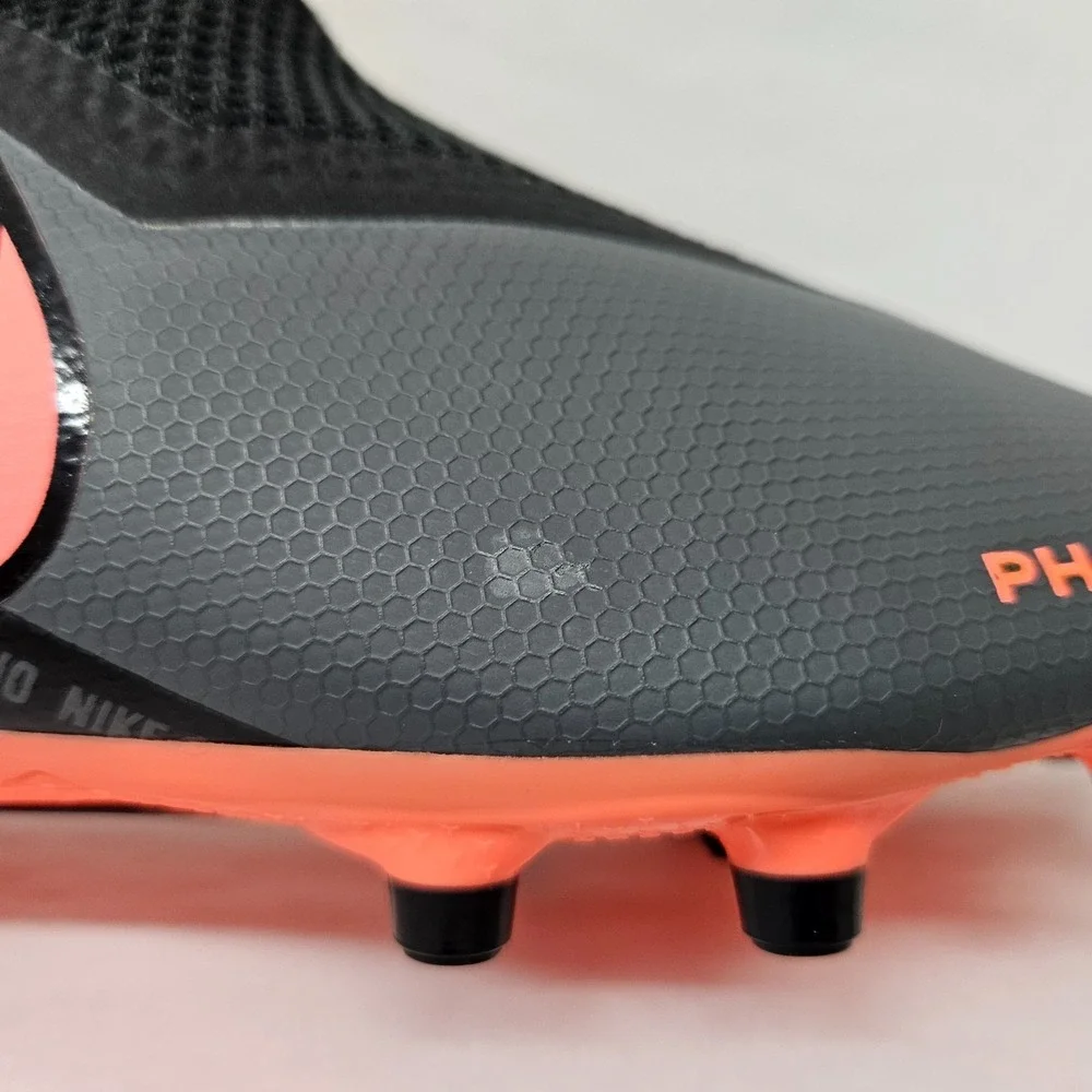Nike Phantom VSN Academy DF FG MG Soccer Cleat AO3258-080‎ Grey Women's Size 6.5